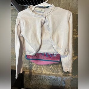 White Kids Cardigan